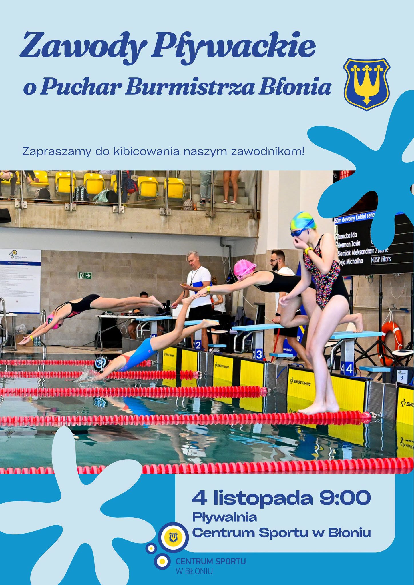 Zawody_pływackie_o_Puchar_Burmistrza_Blonia