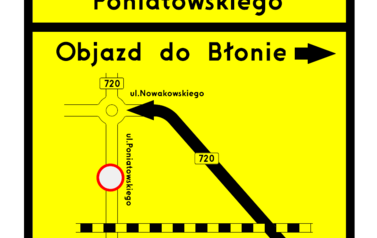 Rozbudowa drogi powiatowej nr 4108W &ndash; zmiana organizacji ruchu od 5 maja 2026 r. 1