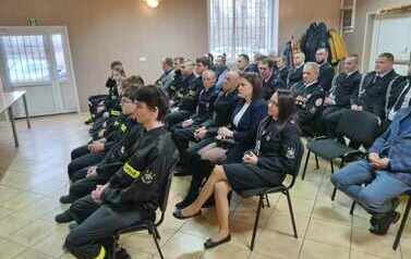 Spotkanie sprawozdawcze w OSP G&oacute;rna Wieś  1