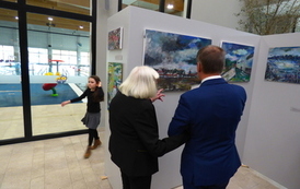 Wernisaż wystawy Magdaleny Spasowicz "Moje Mazowsze, moje Błonie..." 25.10.2022r. 1