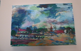 Wernisaż wystawy Magdaleny Spasowicz "Moje Mazowsze, moje Błonie..." 25.10.2022r. 10