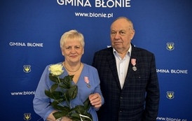 50 lat razem - piękny jubileusz małżeński- wizyta w Państwa Wierzchowskich u Burmistrza 6