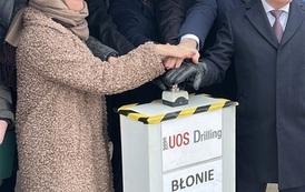 Symboliczne rozpoczęcie odwiertu geotermalnego Błonie-GT1 9