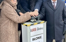 Symboliczne rozpoczęcie odwiertu geotermalnego Błonie-GT1 10
