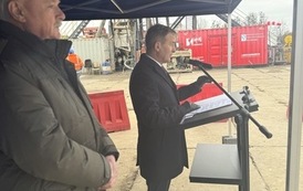 Symboliczne rozpoczęcie odwiertu geotermalnego Błonie-GT1 14