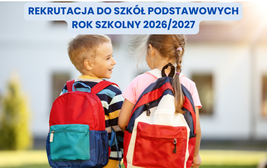 Zdjęcie do Rekrutacja do błońskich szk&oacute;ł podstawowych na rok szkolny...