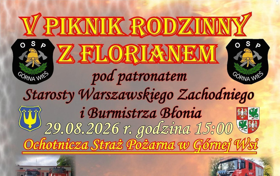 Zdjęcie do V Piknik Rodzinny z Florianem już w tę sobotę!