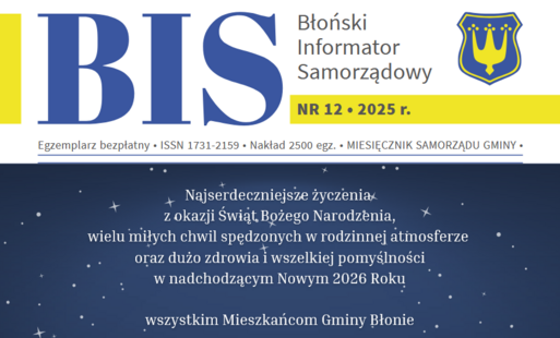 Zdjęcie do Błoński Informator Samorządowy Nr 12/2025