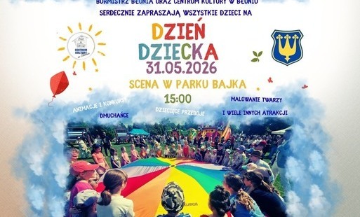 Zdjęcie do DZIEŃ DZIECKA w Błoniu - Burmistrz Błonia i Centrum Kultury zapraszają WSZYSTKIE DZIECI - 31.05.2026