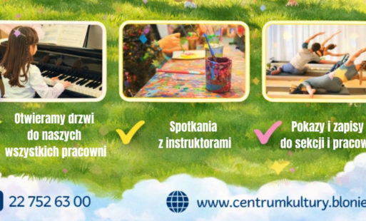 Zdjęcie do Dzień otwarty w Centrum Kultury w Błoniu - 12.09.2026