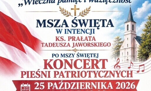 Zdjęcie do Koncert pieśni patriotycznych w wykonaniu zespołu Scala Sancta - 25.10.2026