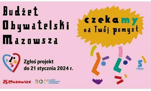 Zdjęcie do Do 21 stycznia można składać wnioski do Budżet Obywatelski Mazowsza