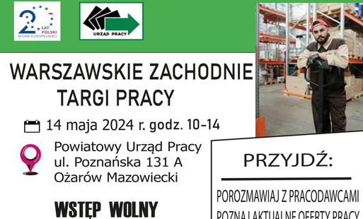 Zdjęcie do Warszawskie Zachodnie Targi Pracy już 14 maja!