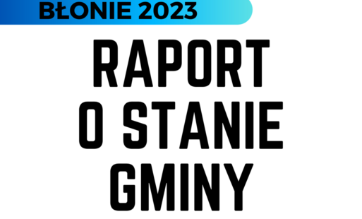 Zdjęcie do Raport o stanie gminy Błonie za 2023 rok