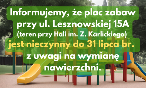 Zdjęcie do Remont placu zabaw przy ul. Lesznowskiej