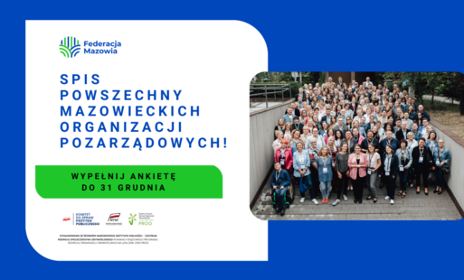 Zdjęcie do NGO, weź udział w spisie powszechnym mazowieckich organizacji&nbsp;