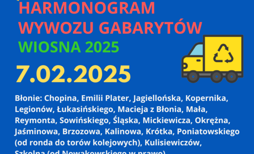 Zdjęcie do Wiosenny wyw&oacute;z gabaryt&oacute;w - start!