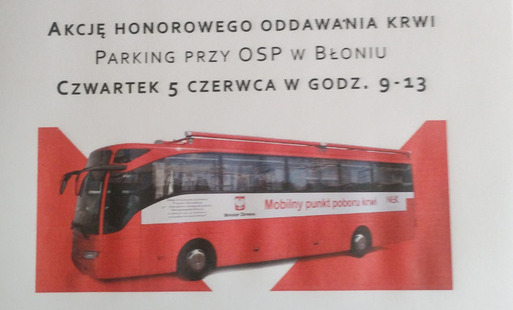 Zdjęcie do Akcja honorowego oddawania krwi
