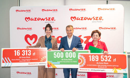 Zdjęcie do Ponad 700 tysięcy dla gminy Błonie