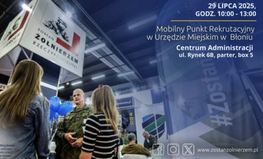 Zdjęcie do Wojsko Polskie zaprasza! Mobilny Punkt Rekrutacji w Błoniu - 29.07.2025