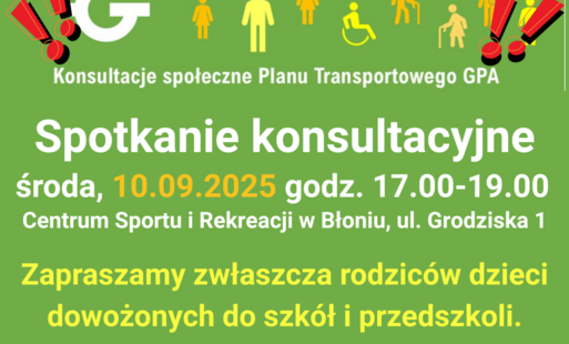 Zdjęcie do Spotkanie konsultacyjne dot. m.in. dowoz&oacute;w dzieci do szk&oacute;ł i przedszkoli