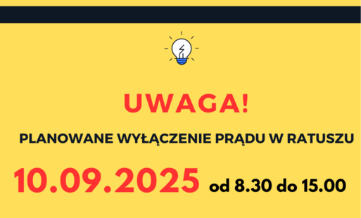 Zdjęcie do Możliwy brak prądu - ograniczenia w obsłudze interesant&oacute;w