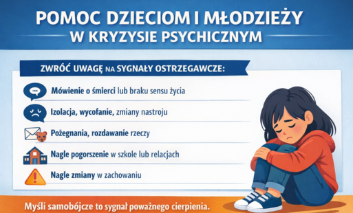 Zdjęcie do Pomoc dzieciom w kryzysie psychicznym