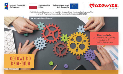 Zdjęcie do Przekazujemy informację o projekcie &bdquo;Gotowi do działania&rdquo; &ndash; wsparcie dla os&oacute;b dorosłych zagrożonych ub&oacute;stwem i wykluczeniem społecznym