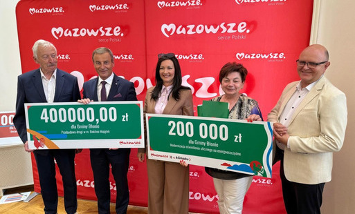 Zdjęcie do Kolejne środki zewnętrzne dla Gminy Błonie
