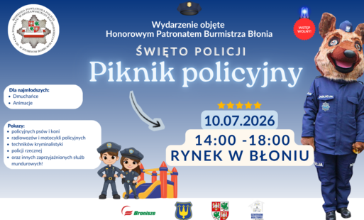 Zdjęcie do Zapraszamy na piknik policyjny z okazji Święta Policji!