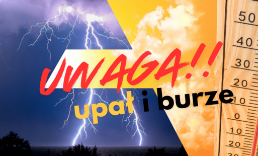 Zdjęcie do Ostrzeżenie meteorologiczne 17/18.07 : upał i burze z gradem