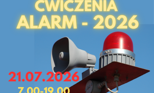 Zdjęcie do Informacja dla Mieszkańc&oacute;w Gminy Błonie: Og&oacute;lnopolskie ćwiczenie &bdquo;ALARM 2026&rdquo; &ndash; uruchomienie syren alarmowych