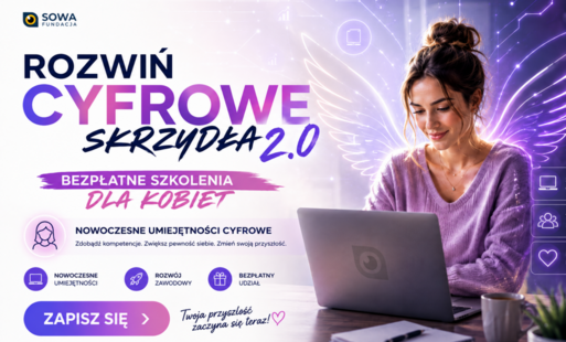 Zdjęcie do Bezpłatne szkolenia z nowoczesnych technologii dla kobiet &ndash; &bdquo;Cyfrowe skrzydła 2.0&rdquo;.&nbsp;