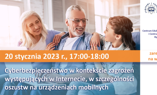 Zdjęcie do Seniorze, dowiedz się jak być bezpiecznym w Internecie! Zapisz się na jutrzejsze szkolenie online!