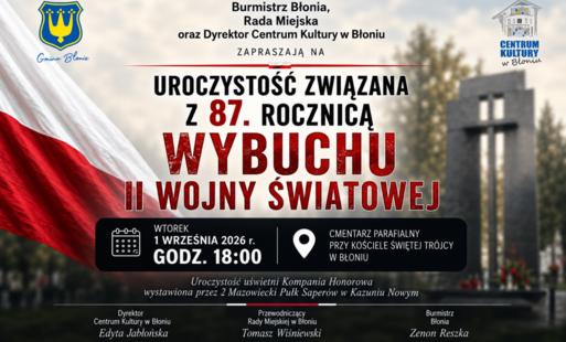 Zdjęcie do Zaproszenie na obchody 87. rocznicy wybuchu II wojny światowej
