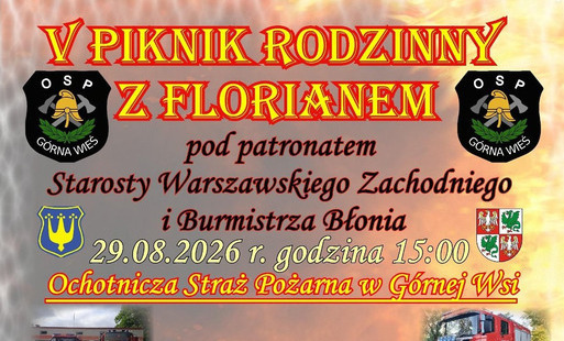 Zdjęcie do V Piknik Rodzinny z Florianem już w tę sobotę!