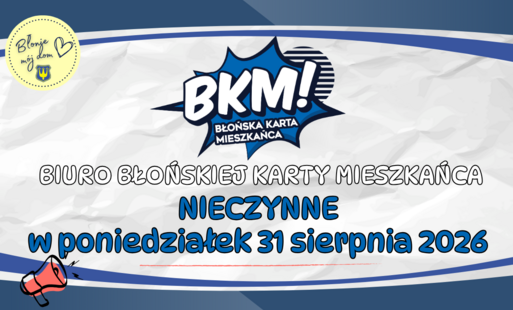 Zdjęcie do Biuro Błońskiej Karty Mieszkańca - informacja