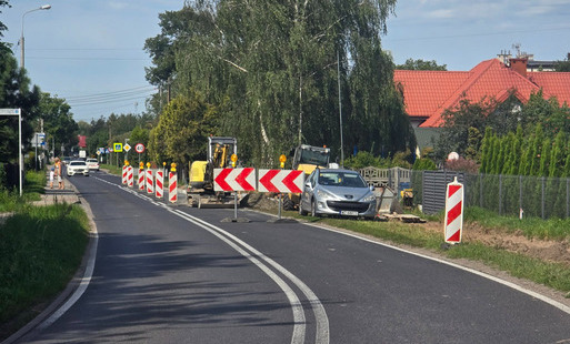 Zdjęcie do Roboty drogowe na ul. Gimnazjalnej w Bieniewicach
