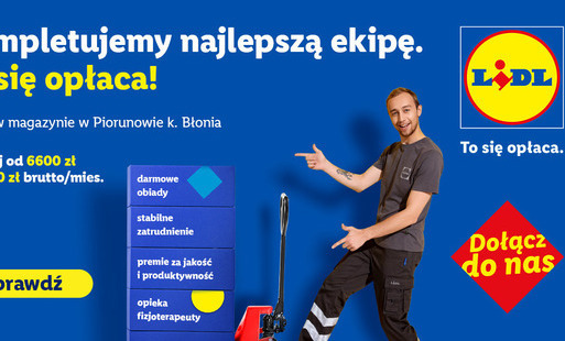 Zdjęcie do Ogłoszenie o pracę Lidl Piorun&oacute;w