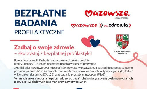 Zdjęcie do Bezpłatne badania profilaktyczne - 