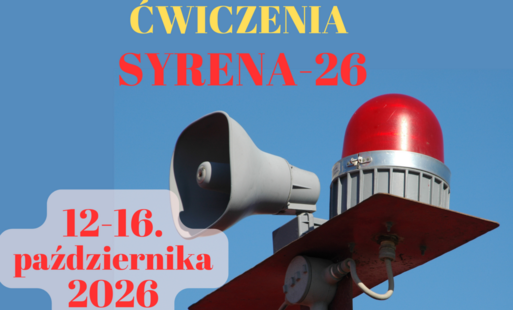 Zdjęcie do Uruchomienie syren alarmowych w ramach ćwiczenia Syrena-26
