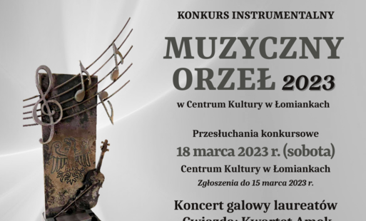 Zdjęcie do Muzyczny Orzeł 2023 - zapraszamy do udziału w konkursie talenty z naszej gminy!