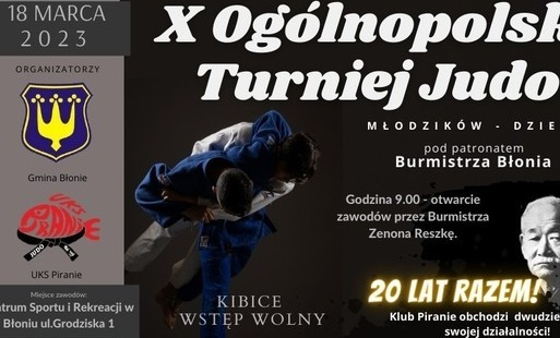 Zdjęcie do UKS Piranie zaprasza na Og&oacute;lnopolski Turniej Judo