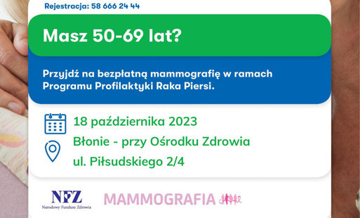 Zdjęcie do Październik Miesiącem Profilaktyki Raka Piersi - badania w mobilnej pracowni mammograficznej LUX MED