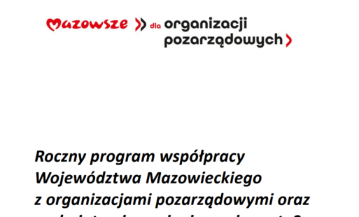 Zdjęcie do Konsultacje projektu Rocznego programu wsp&oacute;łpracy Wojew&oacute;dztwa Mazowieckiego z organizacjami pozarządowymi na 2024 rok
