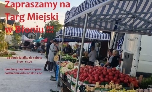 Zdjęcie do Regulamin funkcjonowaniu Targu Miejskiego w Błoniu