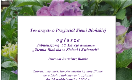 Zdjęcie do Konkurs &quot;Ziemia Błońska w Zieleni i Kwiatach&quot; edycja 2024